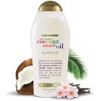 OGX Extra Creamy Coconut Miracle Oil Body Lotion – Ultra Hydratatie met Vanille, Sneldrogende Lotion voor Alle Huidtypes, Parabenenvrij, 577ML
