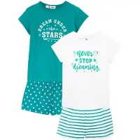 Bonprix Shortama van katoen (4-dlg. set) 140/146