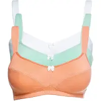 Bonprix Bh zonder beugels (set van 3) met katoen 105