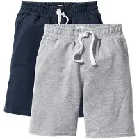 Bonprix Sweat bermuda in een zachte katoenmix (set van 2) maat 152