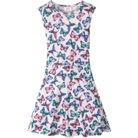 Bonprix Meisjes jersey jurk met vlinderprint maat 164/170