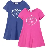 Bonprix Jersey jurk (set van 2) van biologisch katoen maat 92/98