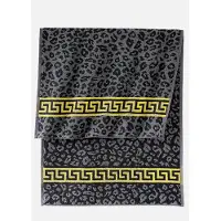 Bonprix Handdoek met luipaardpatroon maat badhanddoek 100/160 cm
