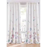 Bonprix Microvezel gordijn met vlinders (1 stuk) maat H/B: 225/135 cm