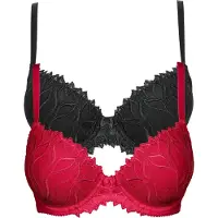 Bonprix Voorgevormde bh met sierlijk borduursel (set van 2) maat 95