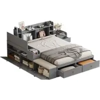 MODFU Moderne trommelvormige salontafel 70x70x37 cm met wit marmerlook blad, trapezium design voor woonkamer