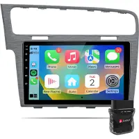Junsun Autoradio - Geschikt voor Golf MK7 2012-2018 Accessoires 8Kern | Android Auto & Carplay - WIFI - BT - FM - RDS - SWC | 4+64GB |Andriod 15 GPS Navi