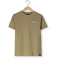 Rellix T-shirt met backprint zand Beige Jongens Stretchkatoen Ronde hals - maat 176