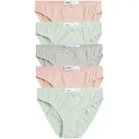 Bonprix Meisjes slip (set van 5) met biologisch katoen maat 140/146