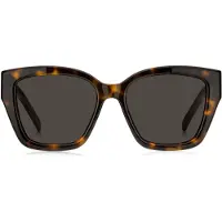 BOSS Zonnebril van havana-acetaat met Double B-monogram