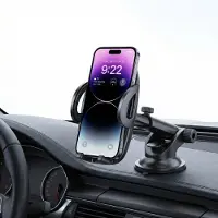 Podec Telefoonhouders Auto Telefoonhouder met Zuignap GSM Houder Voor Raam Of Dashboard - Zwart