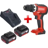 Rothenberger RO DD55 accuboormachine 18 V 55 Nm borstelloos AMPShare + 2x accu 5,0 Ah + oplader