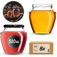Kadax Amphora Pot Ø82 510ml + Deksel Ø82 M-0