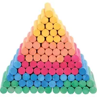 Colorations - gekleurd stofloos krijt, 100st.