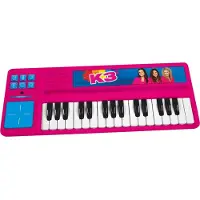 K3 Speelgoedinstrument - Piano met drumpad - Met fragmenten van 5 liedjes - Roze - Inclusief batterijen