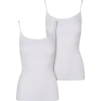 Urban Classics - Bamboo 2-Pack Tanktop - XL - Wit/Wit
