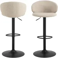 Ebuy24 barkruk (set van 2) Elin
