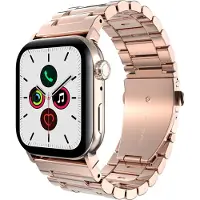 Just in Case Rvs Bandje Roségoud voor Apple Watch 40/41/42 mm