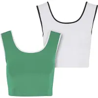 Urban Classics - Contrast Crop top - XS - Multicolours