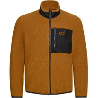 Jack Wolfskin - Kid's Lite Curl Fullzip - Fleecevest 164, bruin