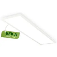 Briloner LED-paneel Kaida, alu / grijs / zink, Werkkamer / Kantoor, metaal, LED plafondlamp
