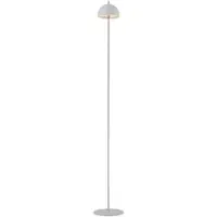 Schöner Wohnen LED vloerlamp op accu Bellis, wit, IP54 dimbaar, wit / opaal, Woon-/ Eetkamer, metaal, Scandinavisch