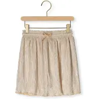 Nono Meisjes Rokken Nele Metallic Plissee Skirt - Goud - Maat 134/140