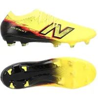 New Balance Furon V8 Pro Gras Voetbalschoenen (FG) Geel Zwart Rood