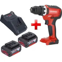 Rothenberger RO DD55 accuboormachine 18 V 55 Nm Brushless AMPShare + 2x accu 4,0 Ah + oplader