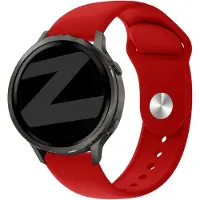 Bandz Siliconen sport 'Deluxe' bandje geschikt voor Garmin Vivoactive 4s / Vivomove 3s / Venu 4 - 41mm / Venu 3s / Venu 2s / Forerunner 265s / Forerunner 255s - Rood