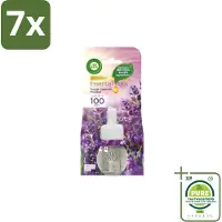 Air Wick 7 x – Electric Navulling – Lavendel – 19 ml - Grootverpakking - Luchtverfrisser - Geurverspreider - Lavendel - Elektrische Geur - Ontspannende Geur
