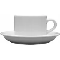 Lubiana Ameryka Kop en Schotel Koffie/Thee 230ml Porselein