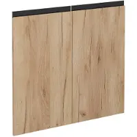 Vicco R-Line Keukenfront – 79.2 x 71.3 cm meubelfront voor de spoelonderkast Krachtige eik goud