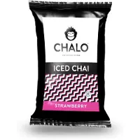 Chalo Strawberry Iced Chai - Vegan Aardbei Iced Tea - 1KG Navulzak met maatschepje
