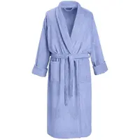 De Witte Lietaer Badjas Etrusk Sky Blue - S - Unisex - Katoen - Blauw