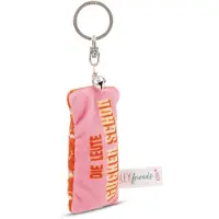 Nici Sleutelhanger Mini Pluche Kussen Mensen Kijken Al 8cm met bel