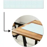 MuchoWow Tafelloper 200x40 cm - Tafelmat vinyl Krokodil - Leer - Mint - Groen - Tafeldecoratie - Tafelversiering - Keuken decoratie - Tafel versiering