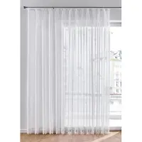 Bonprix Vitrage met gehaakte boord maat h/b: 100/300 cm