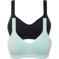 Bonprix T-shirt bh zonder beugels met katoen (set van 2) 100
