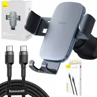 Baseus Autohouder Ventilatierooster met USB-C Kabel