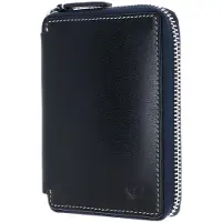 Golden Head Leren portemonnee Bari RFID Protect RV-Börse 3315 Marineblau donkerblauw
