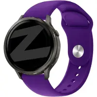 Bandz Siliconen sport 'Deluxe' bandje geschikt voor Garmin Vivoactive 4s / Vivomove 3s / Venu 4 - 41mm / Venu 3s / Venu 2s / Forerunner 265s / Forerunner 255s - Paars