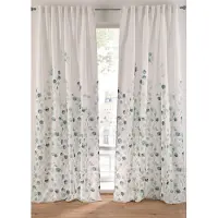 Bonprix Gestructureerd gordijn met bloemenprint (1 stuk) H/B: 145/135 cm
