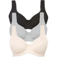 Bonprix Beugel bh met zacht biologisch katoen (set van 3) 100