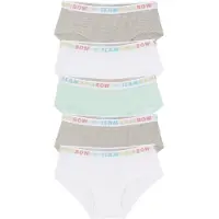 Bonprix Meisjes hipster met zacht katoen (set van 5) maat 128/134