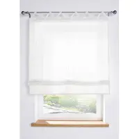 Bonprix Vouwgordijn in linnen look maat h/b: 130/80 cm