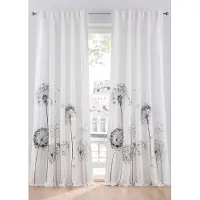 Bonprix Microvezel gordijn met bloemenprint (1 stuk) maat H/B: 225/140 cm