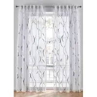 Bonprix Gordijn met glanzende print en verborgen lussen, ook in extra lang (1 stuk) maat H/B: 225/140 cm