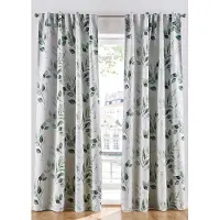 Bonprix Verduisterend gordijn met glanzende bloemenprint (1 stuk) maat H/B: 245/130 cm