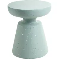 Beliani MINCIO - Bijzettafel - Groen/Terrazzo - Lichtbeton